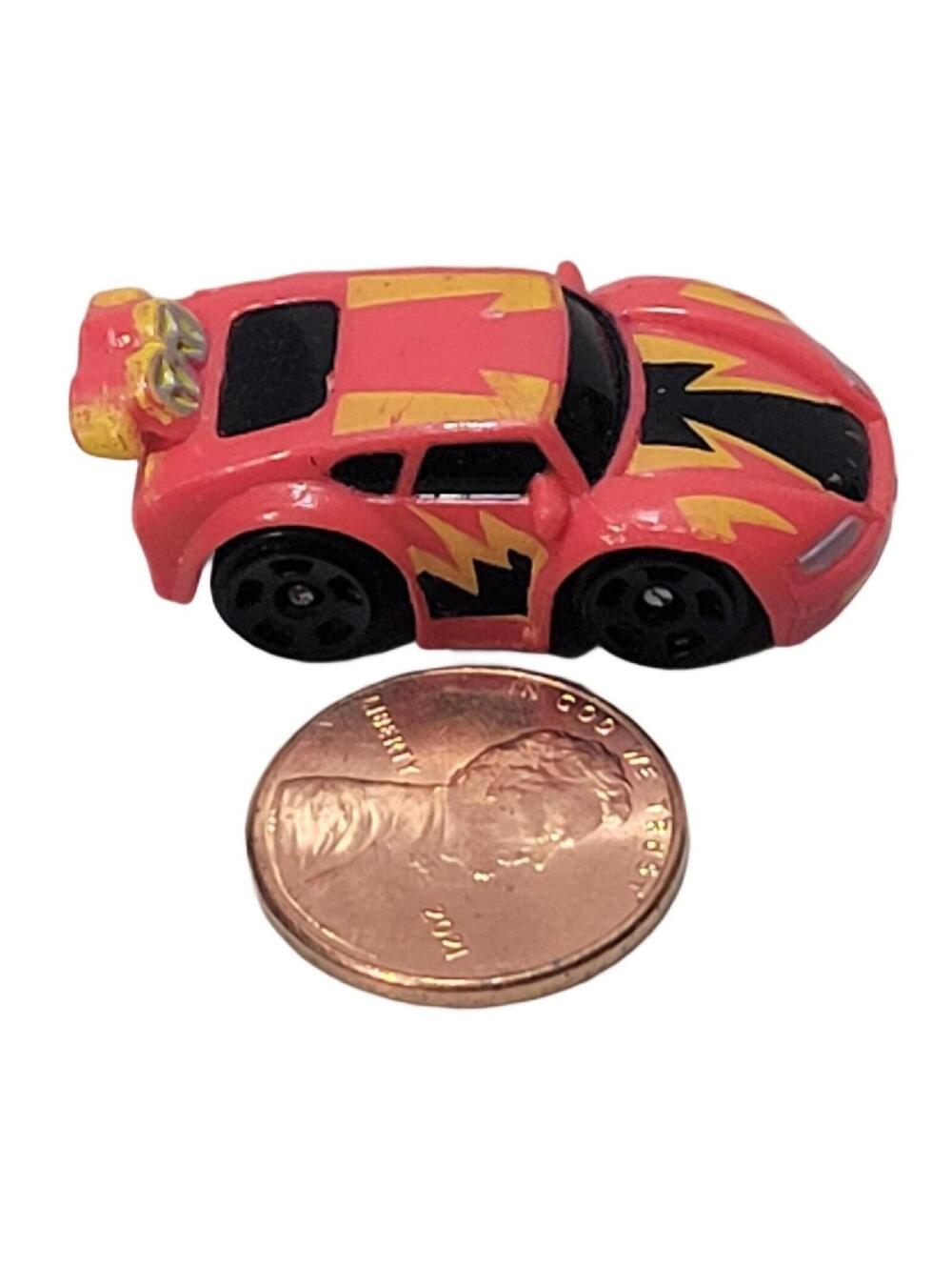 Micro Machines Sports Car Racing Red w/ Spoiler Mini MMTL